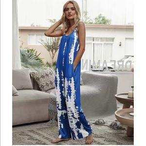 Tie Dye Sleeveless Romper